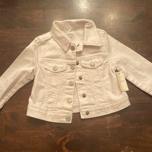 Baby GAP White Denim Jacket